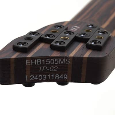 Ibanez EHB1505MS Headless 5 String Bass Black Ice Flat B-Stock image 6