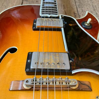 1962 Gibson L5CES in Sunburst finish with original hard shell case image 14