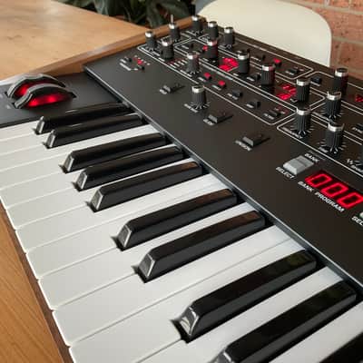 Sequential Prophet-6 49-Key 6-Voice Polyphonic Synthesizer 2018 - 2020 - Black with Wood Sides image 13