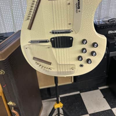 Jerry Jones Electric Sitar m - White Crackle image 10