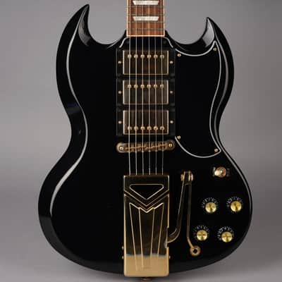 Gibson SGS3 - Limited Edition - 2015 - Sideways Vibrola - Ebony Black w/OHSC image 1