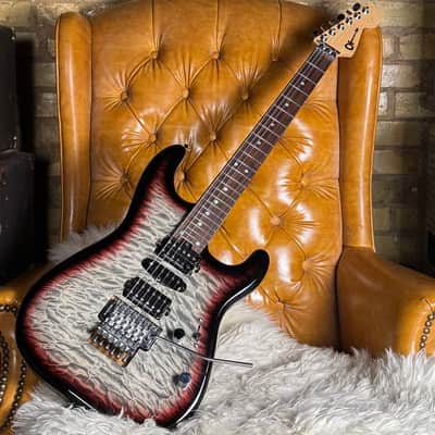 2023 Charvel MJ San Dimas Style 1 HSH FR PF QM Midnight Glow MIJ Made In Japan Electric Guitar W/ Original Case! image 1