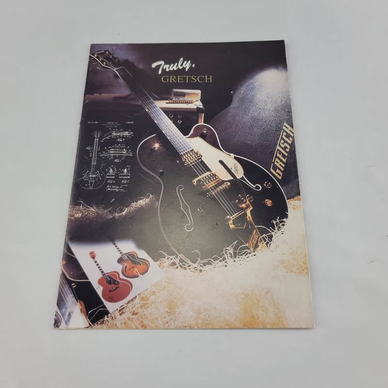 1998 Gretsch Guitars Brochure Catalog Poster 1990s image 1