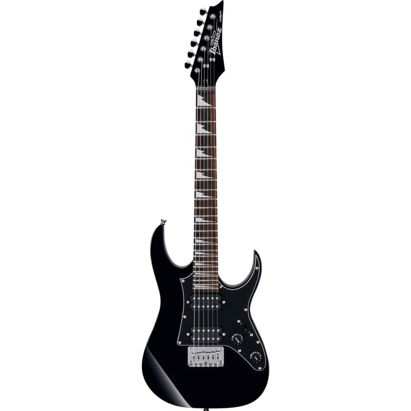 Ibanez GRGM21BKN GIO RG miKro Guitar - Black Night image 1