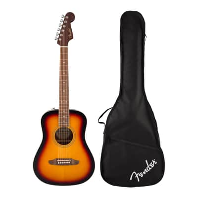Fender California Standard Redondo Mini with Bag and Spruce Top (3-Color Sunburst) image 7