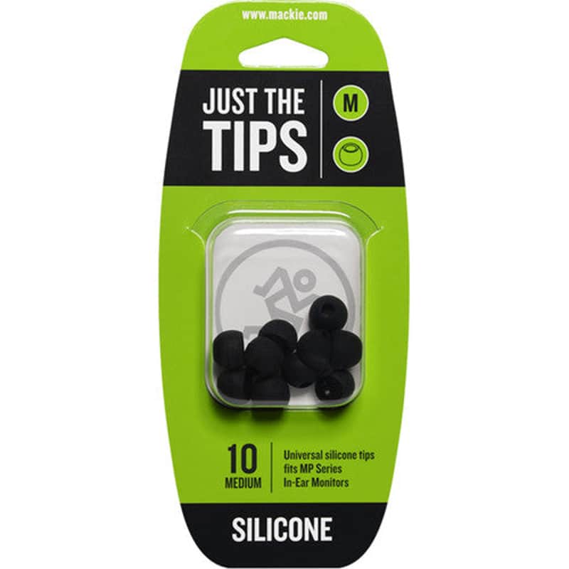 Mackie Silicone Tips Kit for MP Series In-Ear Headphones (10 Tips, Medium) image 1