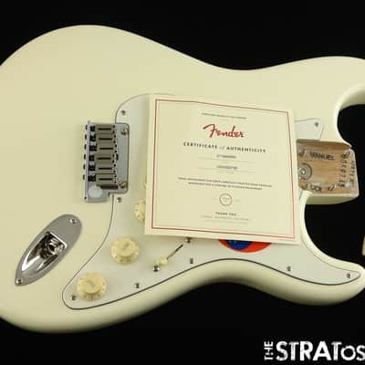 American Fender JEFF BECK Strat LOADED BODY Stratocaster Olympic White image 2