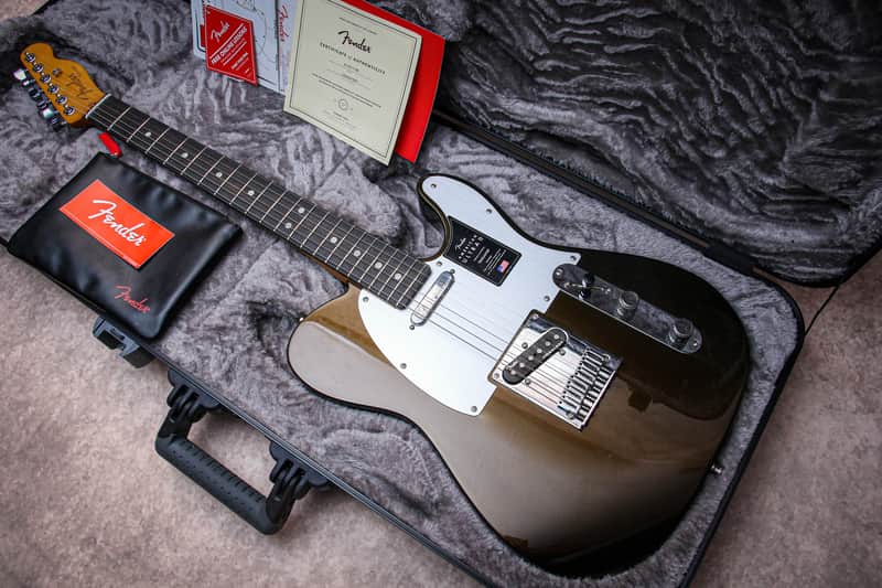 FENDER USA American Ultra II Telecaster "Texas Tea + Ebony" (2024)
