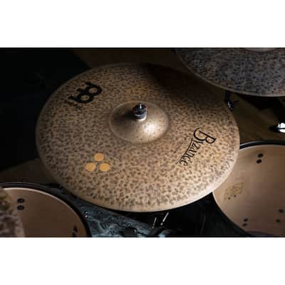 Meinl Byzance Dark Matt Halpern 21" Double Down Crash-Ride B21DDCR image 6