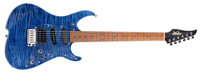 NEW!!!! Vola OZ RV TNC Electric Guitar Sapphire Blue Gloss image 1