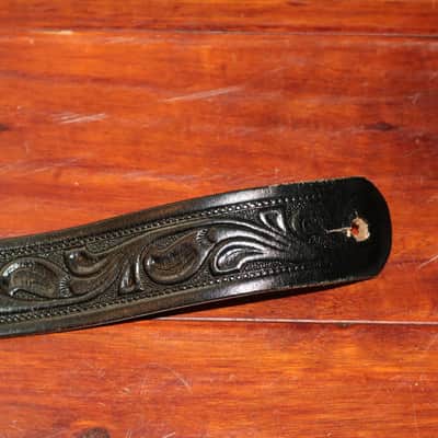 Awesome Tooled Leather Guitar Strap made by "Looper" image 5