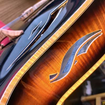 Emanuele Faggion Calliope 17" Archtop guitar massive wood in the style of Monteleone Benedetto ... image 17