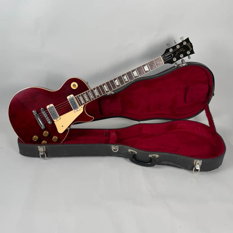 1979 Gibson Les Paul Deluxe Wine Red (changed jack, knobs) image 1