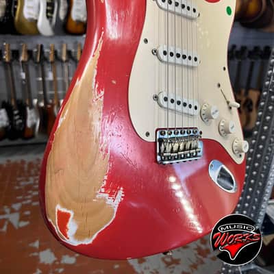 Fender   Custom Shop Stratocaster 56 Fiesta Red Relic image 7