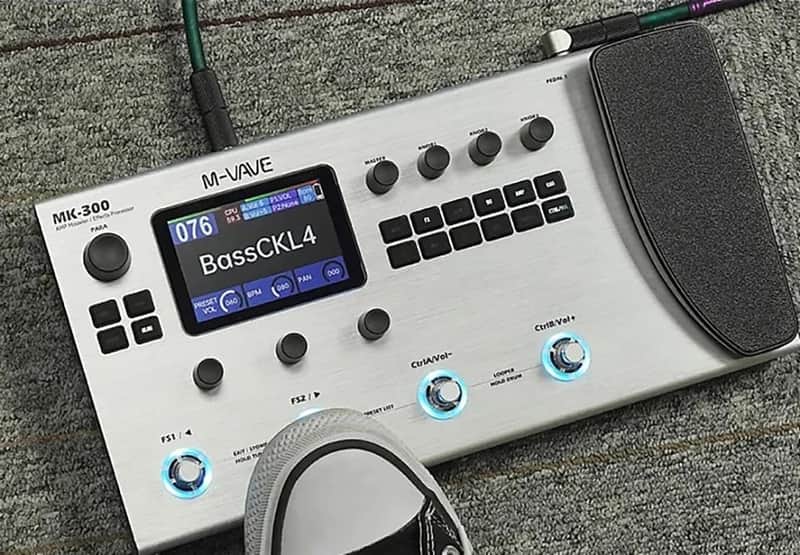 Guitar Multi-Effect Processor ANN Neural Modeling 120AMP/360FX 10h Battery+300s Looper+128 Drum MIDI DAW image 1