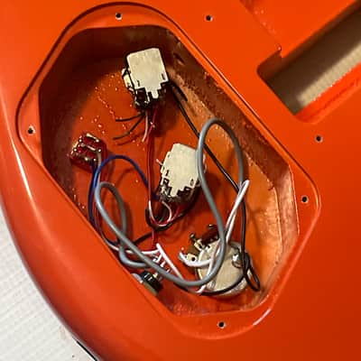 2020 Kramer Pacer Vintage Series Bengal Tiger Stripe Guitar Body Floyd Ready image 18