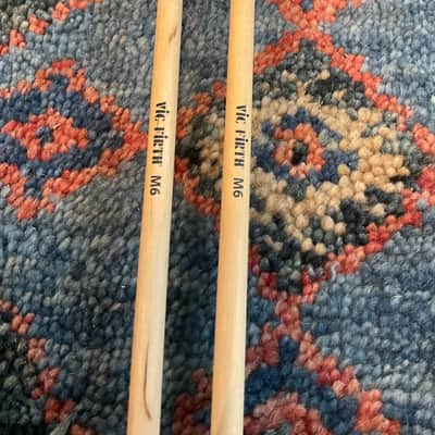 Vic Firth M6 American Custom Keyboard Mallets - Hard, 1-inch Phenolic Ball image 3