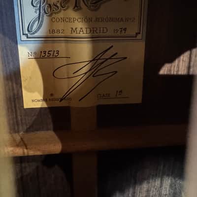 1979 Jose Ramirez 1A Classical Guitar image 2