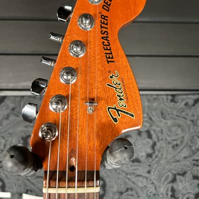 Fender Troublemaker Telecaster Deluxe Electric Guitar- Ice Tea w/Hardcase (Pre-Owned) image 5