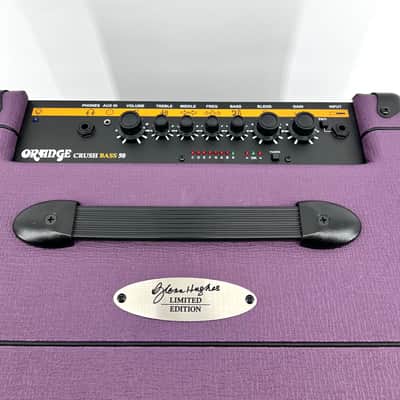 Orange Crush Bass 50 Glenn Hughes Limited Edition 50-Watt 1x12" Bass Combo Amplifier 2021 - Purple image 5