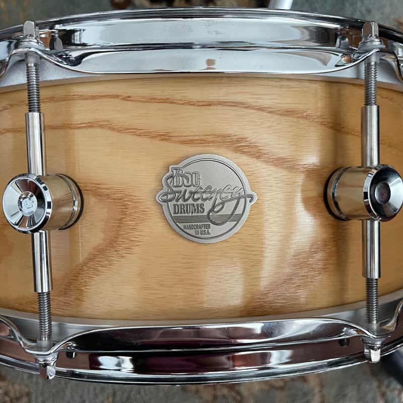Doc Sweeney 5.5x14 Pure Shell Snare Drum Ash image 1