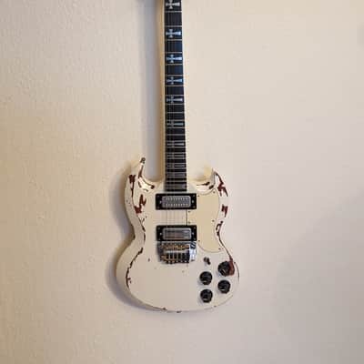 Jaydee Old Boy Standard Tony Iommi Signature 2020 White Relic image 5