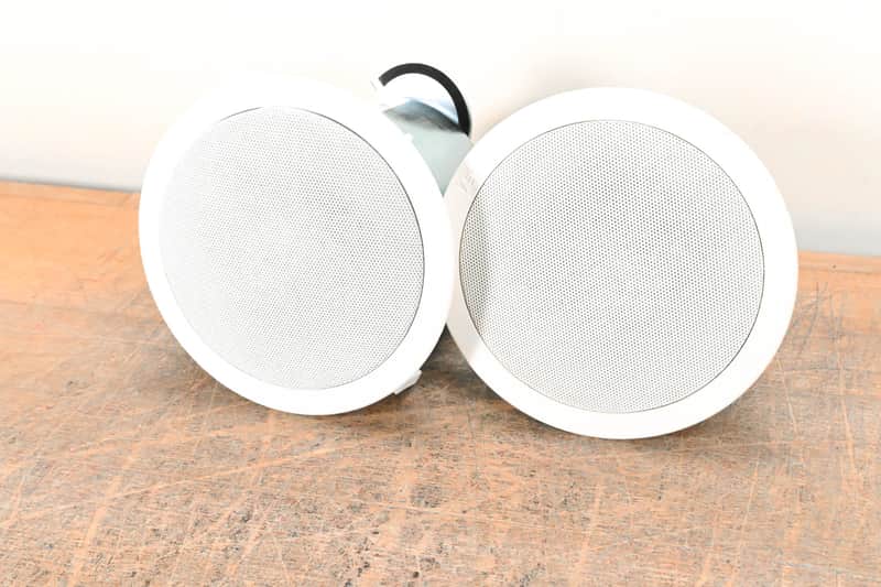 Electro-Voice (EV) EVID C4.2 4" 2-Way Coaxial Ceiling Loudspeaker (PAIR) CG01F30 image 1
