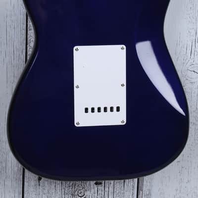 Fender® Squier Affinity SSS Stratocaster Electric Guitar Midnight Blue Strat image 8