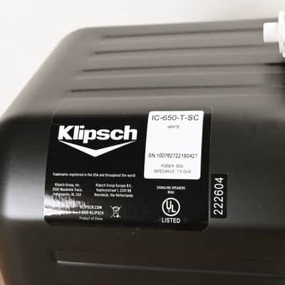 Klipsch IC-650-T-SC Commercial In-Ceiling Speaker (PAIR) CG015H5 image 10