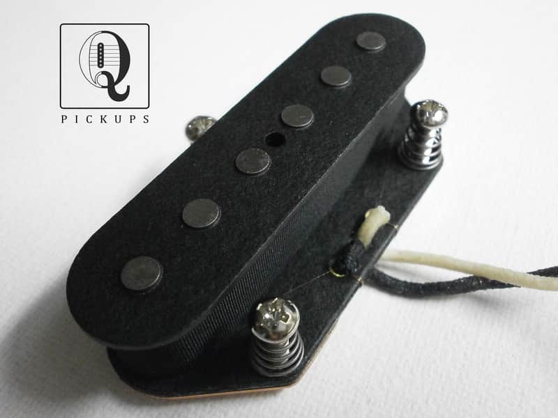 Telecaster Broadcaster Nocaster Esquire A2 Bridge Hand Wound Fits Fender by Q Pickups image 1