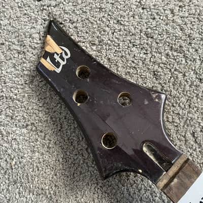 LTD B-104 Maple Wood 4 String Bass Neck, Rosewood 24 Frets Fingerboard image 3