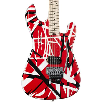 EVH Stripe Series RBS Red/Black Stripes - Electric Guitar image 5