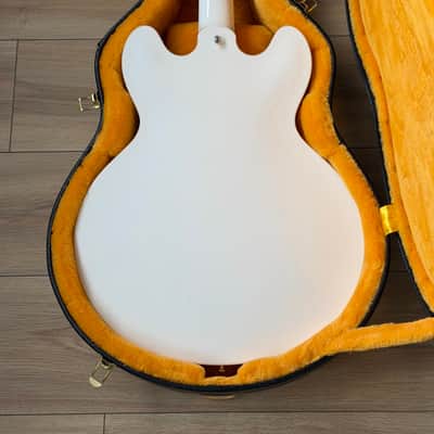 SIGNED ✍️Gibson Custom Shop White Limo Dave Grohl DG-335 Alpine White SIGNED✍️ BY DAVE GROHL 50 PIECES WORLDWIDE RARE Foo Fighters (VIDEO) image 17