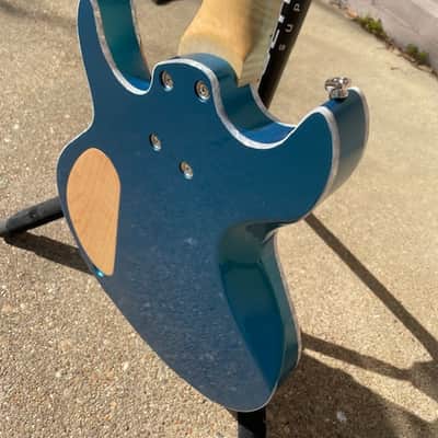 JLC Guitars Anaheim Bass - Natural, Aquamarine Metallic image 17