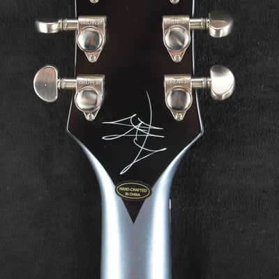 Mint Epiphone Jared James Nichols "Blues Power" Les Paul Custom Aged Pelham Blue image 9