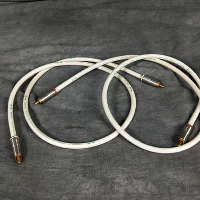 Rare Hitachi 6N-LC Super High Quality Interconnect 1M RCA Cable [Excellent ] image 1