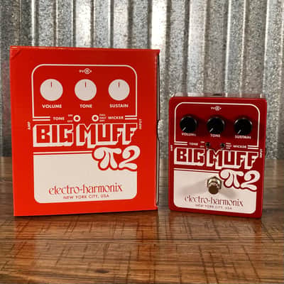 Electro-Harmonix EHX Big Muff Pi 2 with Tone Wicker Fuzz Guitar Effect Pedal image 1