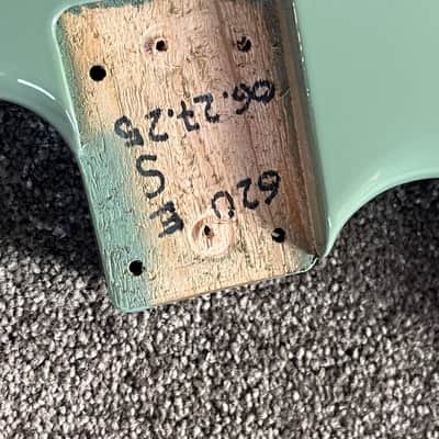 G&L Fullerton Deluxe Legacy guitar body Matcha Green Alder USA image 3