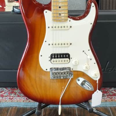 2015 Fender American Standard Stratocaster HSS Shawbucker with Maple Fretboard 3-Color Sunburst image 1