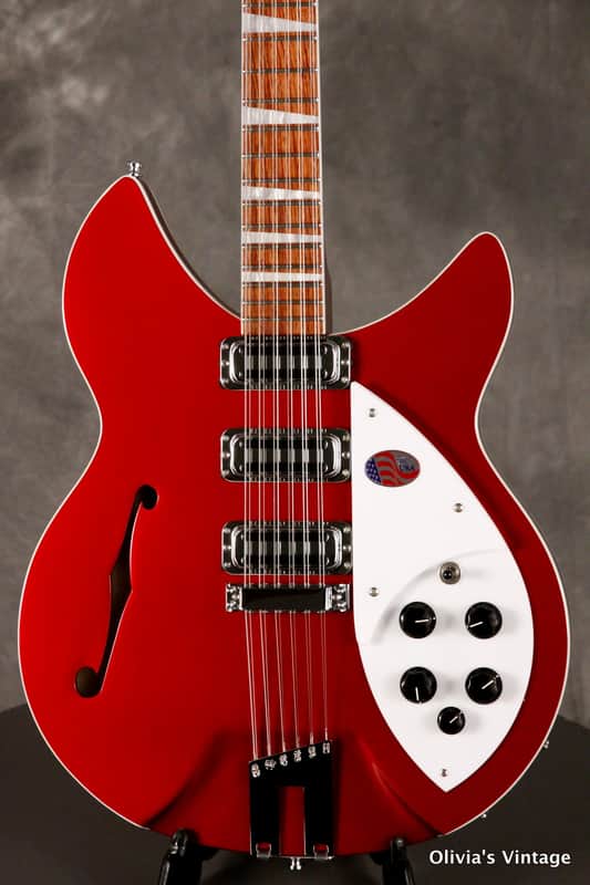 Rickenbacker 1993 Plus 12 String unplayed Rose Morris 370/12 OS 2015 Ruby image 1