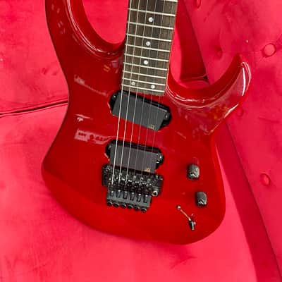 Hamer USA Diablo Electric Guitar 1990's - Transparent Red with Lace Sensors image 8