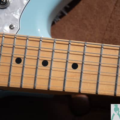 Fender FSR Hybrid II Limited Edition Jazzmaster with Maple Fingerboard - Daphne Blue - Pro Set Up w Perfect Frets/Action/Intonation image 14