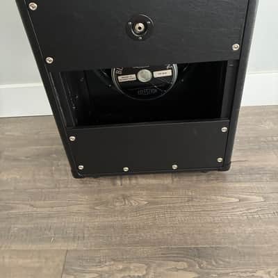 Mojotone American Lite 1x12 Cabinet Custom Made 2024 - Black Taurus tolex with Salt and Pepper Grill - C90 Speakers image 3