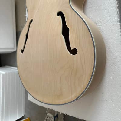 Single Cut Hollow Jazz Guitar Body DIY Project image 3