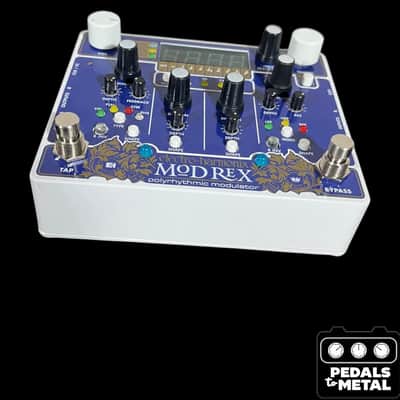Electro-Harmonix Mod Rex Polyrhythmic Modulator 2018 - Present - White / Blue - X15822 image 3