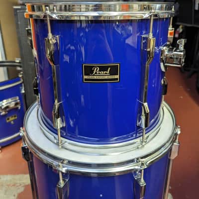 1990s Pearl Export Taiwan 11 X 13" Pacific Blue Wrap Tom - Looks & Sounds Really Good! image 1
