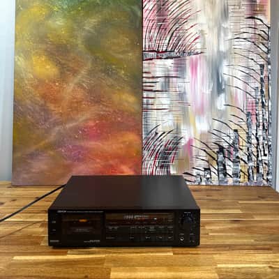 Denon DR-M30HX Black Cassette Deck HX Pro 3 Head Dual Power Suply Capstan Japan made image 1