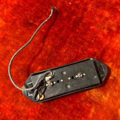 Vintage Gibson P90 Pickup 1950’s Black Bobbin Dogear w Cover Les Paul Es175 Es350 image 2