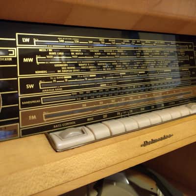 Vintage Midcentury Modern Korting Telefunken Delmonico Stereo Record Player & Bar image 6