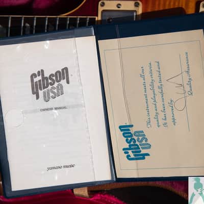 1989 Gibson ‘59 Les Paul Pre-Historic Flametop Reissue - '57 Classic PAF's! - AAAA Killer Top! Heritage Cherry Sunburst - Yamano Export w OHSC & Pro Set Up! (Perfect Frets/Action/Intonation) image 23